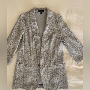 Express soft tweed blazer